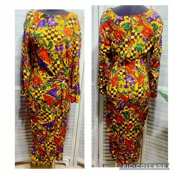 Vintage Dresses & Skirts - Vintage Wrap Dress